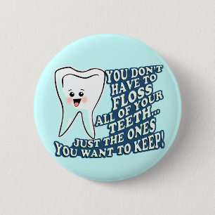 Badge Rond 5 Cm Hygiéniste dentaire de dentiste