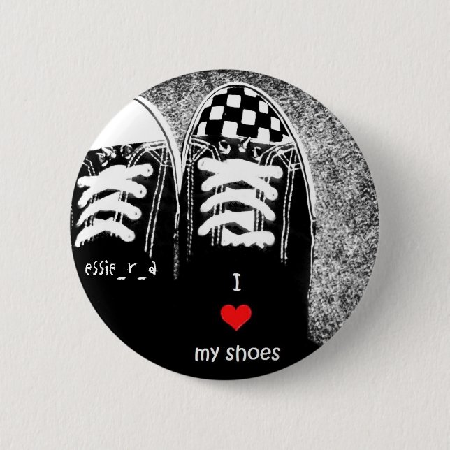 Badge Rond 5 Cm i<3myshoes par essie_r_a (Devant)