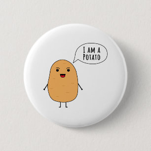 Badge Rond 5 Cm I a potato