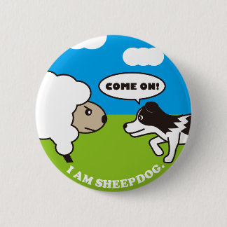 BADGE ROND 5 CM I AM SEEPDOG. 缶バッチ