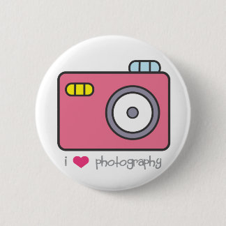 Badge Rond 5 Cm I bouton de photographie de coeur