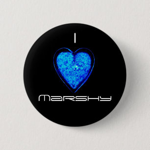 Badge Rond 5 Cm I bouton marécageux de coeur
