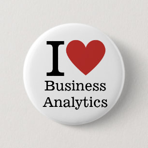 Badge Rond 5 Cm I ❤️ Business Analytics pour les employés Pins PER