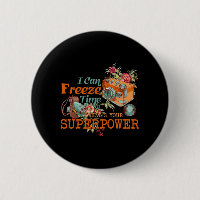I Can Freeze Time Superpower Floral Camera