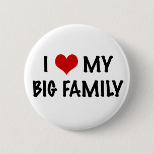Badge Rond 5 Cm I coeur ma grande famille
