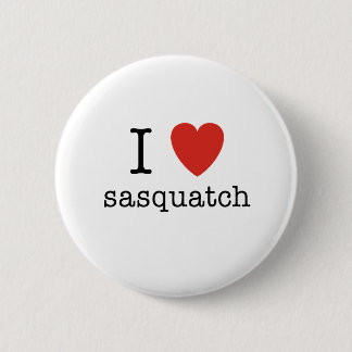 Badge Rond 5 Cm I coeur Sasquatch