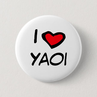 Badge Rond 5 Cm I coeur Yaoi