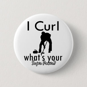 Badge Rond 5 Cm I courbant ce qui est votre super pouvoir