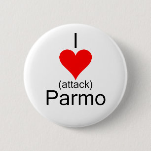 Badge Rond 5 Cm I crise cardiaque Parmo