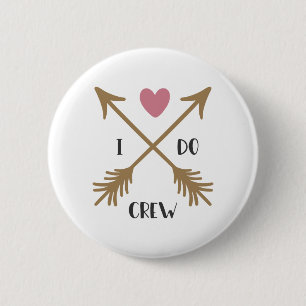 Badge Rond 5 Cm I DO CREW Mariage Proposition