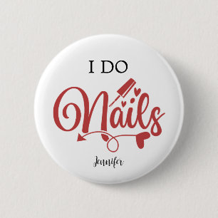 Badge Rond 5 Cm I Do Nails (Technicien Nail)