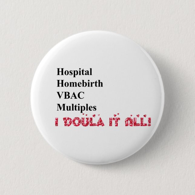 Badge Rond 5 Cm I Doula il ! (Devant)