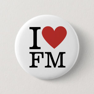 Badge Rond 5 Cm I ❤️ Employés de la gestion des installations FM É
