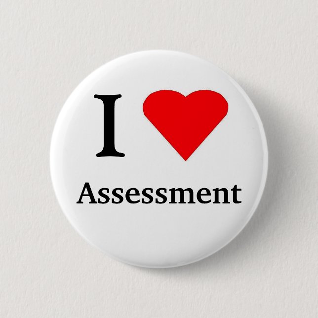 BADGE ROND 5 CM I ÉVALUATION DE COEUR (Devant)