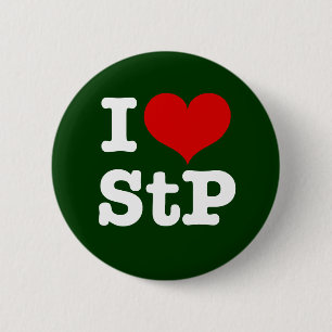 Badge Rond 5 Cm I Heart St. Paul / St. Peter