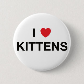 Badge Rond 5 Cm I insigne de CHATONS de COEUR