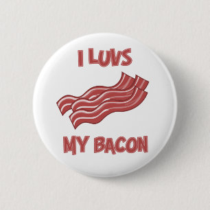 Badge Rond 5 Cm I lard de Luvs