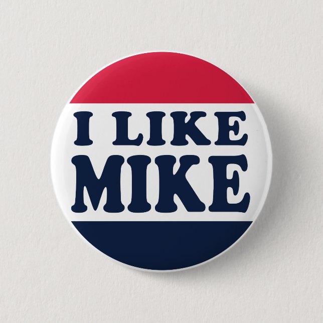 BADGE ROND 5 CM I-LIKE-MIKE-BUTTON (Devant)