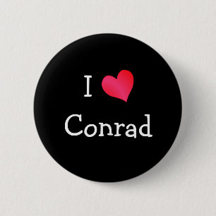 Badge Rond 5 Cm I Love Conrad