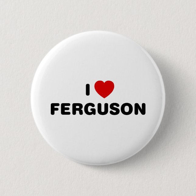 Badge Rond 5 Cm I Love Ferguson Missouri (Devant)
