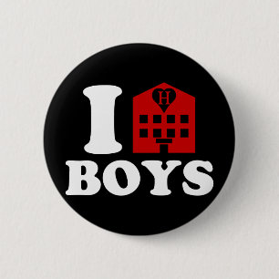 Badge Rond 5 Cm I Love Hotel Boys