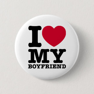 Badge Rond 5 Cm I LOVE MY Boyfriend