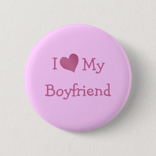 Badge Rond 5 Cm I Love My Boyfriend