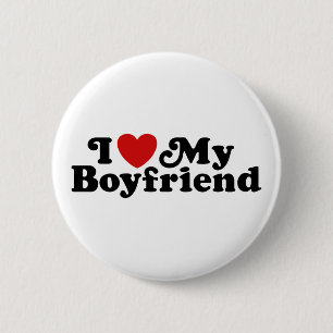 Badge Rond 5 Cm I Love My Boyfriend