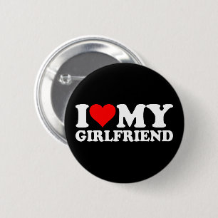 Badge Rond 5 Cm I Love My Girlfriend 1BK1