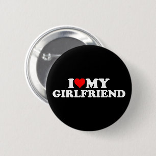 Badge Rond 5 Cm I Love My Girlfriend 3BK1