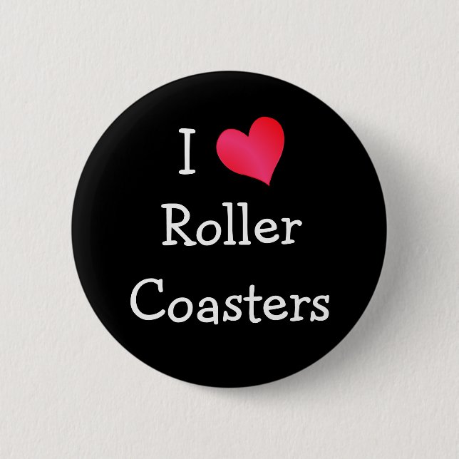 Badge Rond 5 Cm I Love Roller Dessous de verre (Devant)