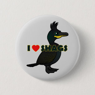 Badge Rond 5 Cm I Love Shags