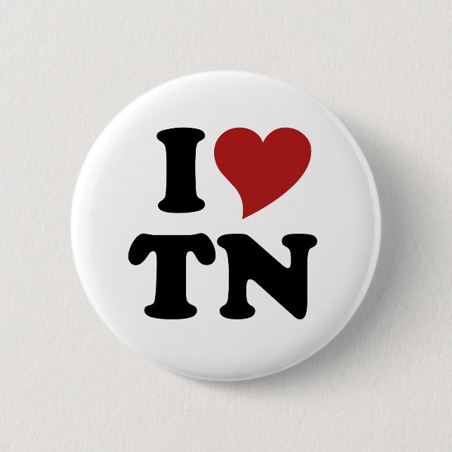 Badge Rond 5 Cm I Love Tennessee (Devant)
