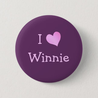 Badge Rond 5 Cm I Love Winnie