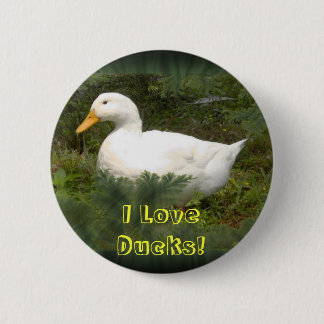 Badge Rond 5 Cm I LoveDucks ! Pin de cercle