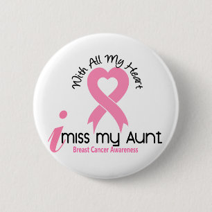 Badge Rond 5 Cm I Mlle My tante cancer du sein