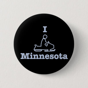 Badge Rond 5 Cm I Motoneige Minnesota