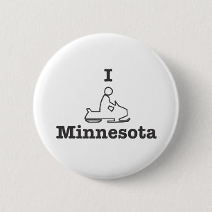 Badge Rond 5 Cm I Motoneige Minnesota