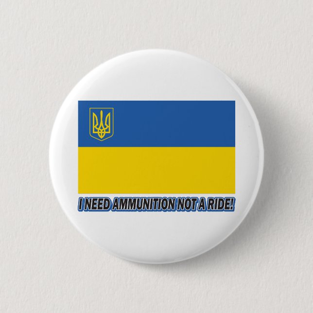 Badge Rond 5 Cm I-need-Ammo (Devant)