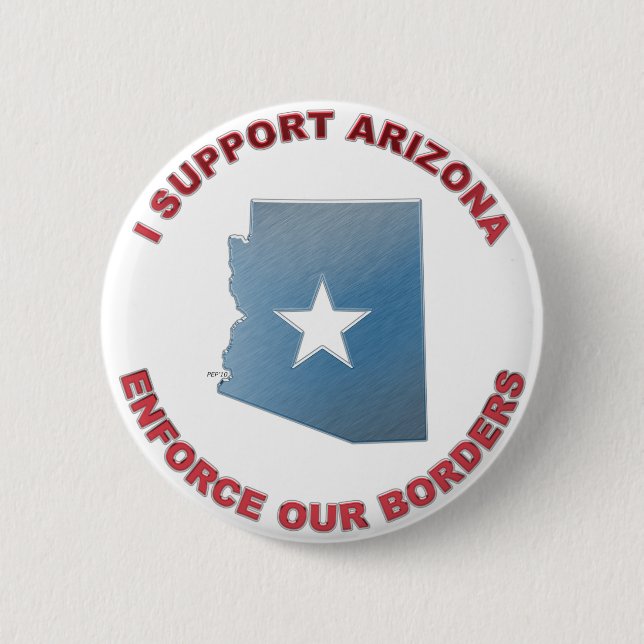 Badge Rond 5 Cm I Support Arizona (Devant)