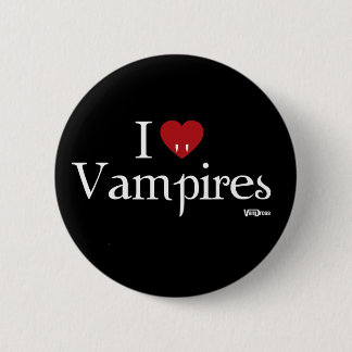Badge Rond 5 Cm I vampires de coeur