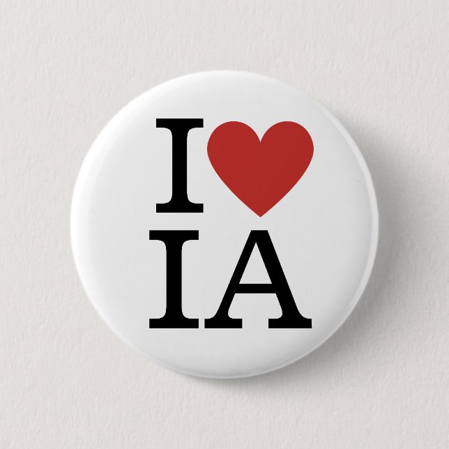 Badge Rond 5 Cm I ❤️ Vérification interne de l'AI pour les employé (Devant)