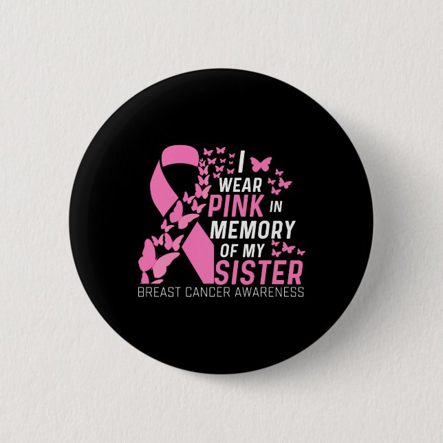 Badge Rond 5 Cm I Wear Pink (Devant)