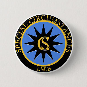 Badge Rond 5 Cm Iain M Banks Culture Circonstances spéciales Insi