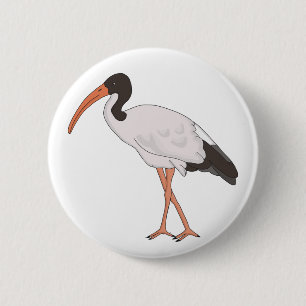 Badge Rond 5 Cm Ibis Bin Chicken Bird