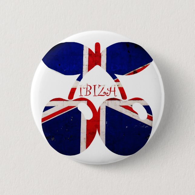 Badge Rond 5 Cm Ibiza (Devant)