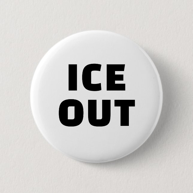 BADGE ROND 5 CM ICE OUT (Devant)