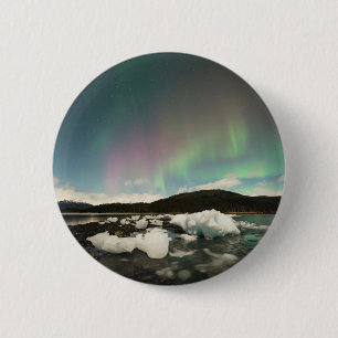 Badge Rond 5 Cm Iceberg Aurora