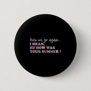 Badge Rond 5 Cm Ici On Va Encore Je Veux Dire Bonjour Comment Étai