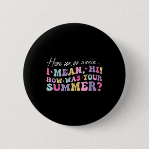 Badge Rond 5 Cm Ici On Va Encore Je Veux Dire Bonjour Comment Étai